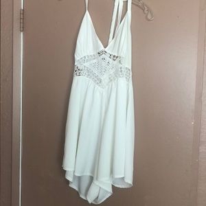 White Dreamcatcher Romper